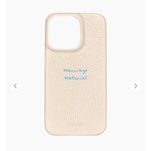 The Go-To : “ marriage material “ iPhone 15 Pro case